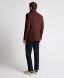 Remus Uomo Jonah Wool Overcoat Burgundy