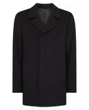 Remus Uomo Lochlan Overcoat Black