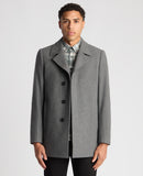 Remus Uomo Lochlan Overcoat Grey