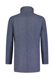 Roy Robson Wool Overcoat Hamptons Blue