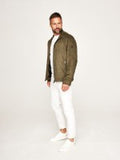 Cabano Passetta Suede Bomber Corn