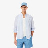 Lacoste Gingham Shirt Light Blue