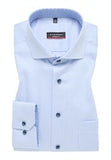 Eterna Modern Fit Stripe Shirt Blue
