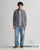 Gant Tartan Check Shirt Classic Blue