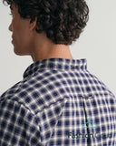 Gant Tartan Check Shirt Classic Blue
