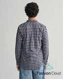 Gant Tartan Check Shirt Classic Blue