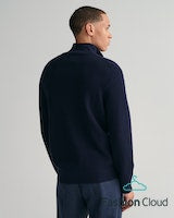 Load image into Gallery viewer, 8050171/Hz                 Cot/Wool Rib 433 Evening Blue
