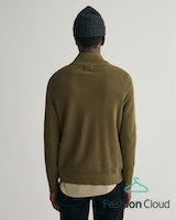 Load image into Gallery viewer, 8050171/Hz                 Cot/Wool Rib 349 Dark Cactus
