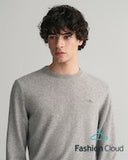 Gant Lambswool Crewneck Grey Melange