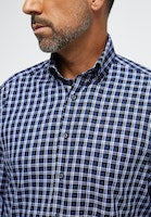 Load image into Gallery viewer, Eterna Check Shirt Dark Blue
