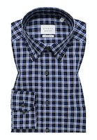 Eterna Check Shirt Dark Blue