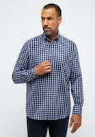 Load image into Gallery viewer, Eterna Check Shirt Dark Blue
