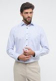 Eterna Comfort Fit Dobby Shirt Blue