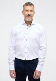 Eterna Slim Fit Cover Shirt White