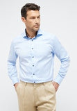 Eterna Modern Fit Cover Shirt Blue
