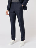 Roy Robson Regular Wool Trousers Navy Marine