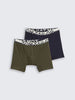 Tom Tailor Boxer 2PK Green/Navy