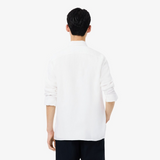 Lacoste Linen Button Down White