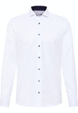 Eterna Slim Fit Cover Shirt White