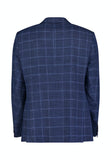 Roy Robson Check Sport Jacket Navy Marine