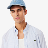 Lacoste Gingham Shirt Light Blue