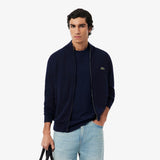 Lacoste Full Zip Sweater Navy