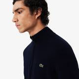 Lacoste Full Zip Sweater Navy