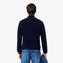 Load image into Gallery viewer, Lacoste Full Zip Sweater Navy
