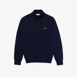Lacoste Full Zip Sweater Navy