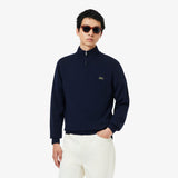 Lacoste Knit Half Zip Knit Navy
