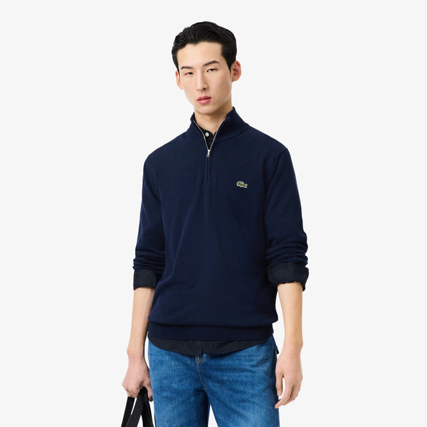 Lacoste Knit Half Zip Navy