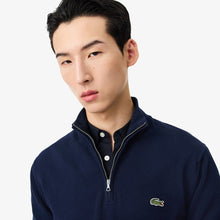 Load image into Gallery viewer, Lacoste Half Zip Knit Navy
