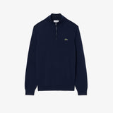 Lacoste Knit Half Zip Knit Navy