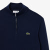 Lacoste Knit Half Zip Knit Navy
