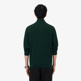 Lacoste Knit Half Zip Knit Dark Green