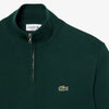 Lacoste Knit Half Zip Knit Dark Green