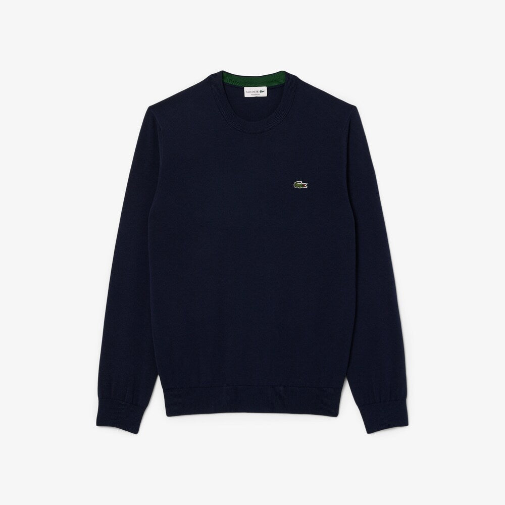 Lacoste Crewneck Knit Sweater Navy