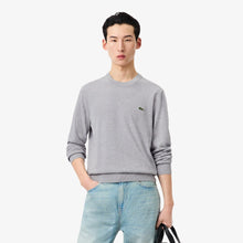 Load image into Gallery viewer, Lacoste Crewneck Knit Sweater Light Grey
