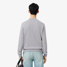 Load image into Gallery viewer, Lacoste Crewneck Knit Sweater Light Grey
