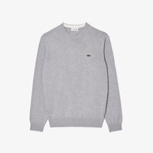 Load image into Gallery viewer, Lacoste Crewneck Knit Sweater Light Grey
