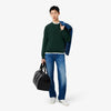 Lacoste Crew Sweater Dk Green