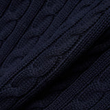 Lacoste Cable Knit Sweater Navy