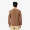 Lacoste Cable Knit Sweater Tan