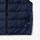 Lacoste Quilted Gilet Blue Black