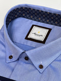 Marnelli Button Down Oxford Blue