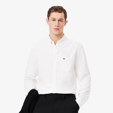 Load image into Gallery viewer, Lacoste Long Sleeve Button Down Oxford White
