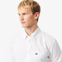 Load image into Gallery viewer, Lacoste Long Sleeve Button Down Oxford White
