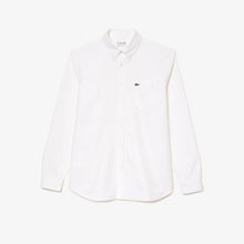 Load image into Gallery viewer, Lacoste Long Sleeve Button Down Oxford White
