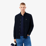 Lacoste Long Sleeve Button Down Oxford Shirt Navy