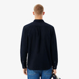 Lacoste Long Sleeve Button Down Oxford Shirt Navy